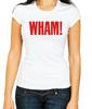 Wham! George Michael, Andrew Ridgeley, 3/4 Short Sleeve T Shirt  Woman H390
