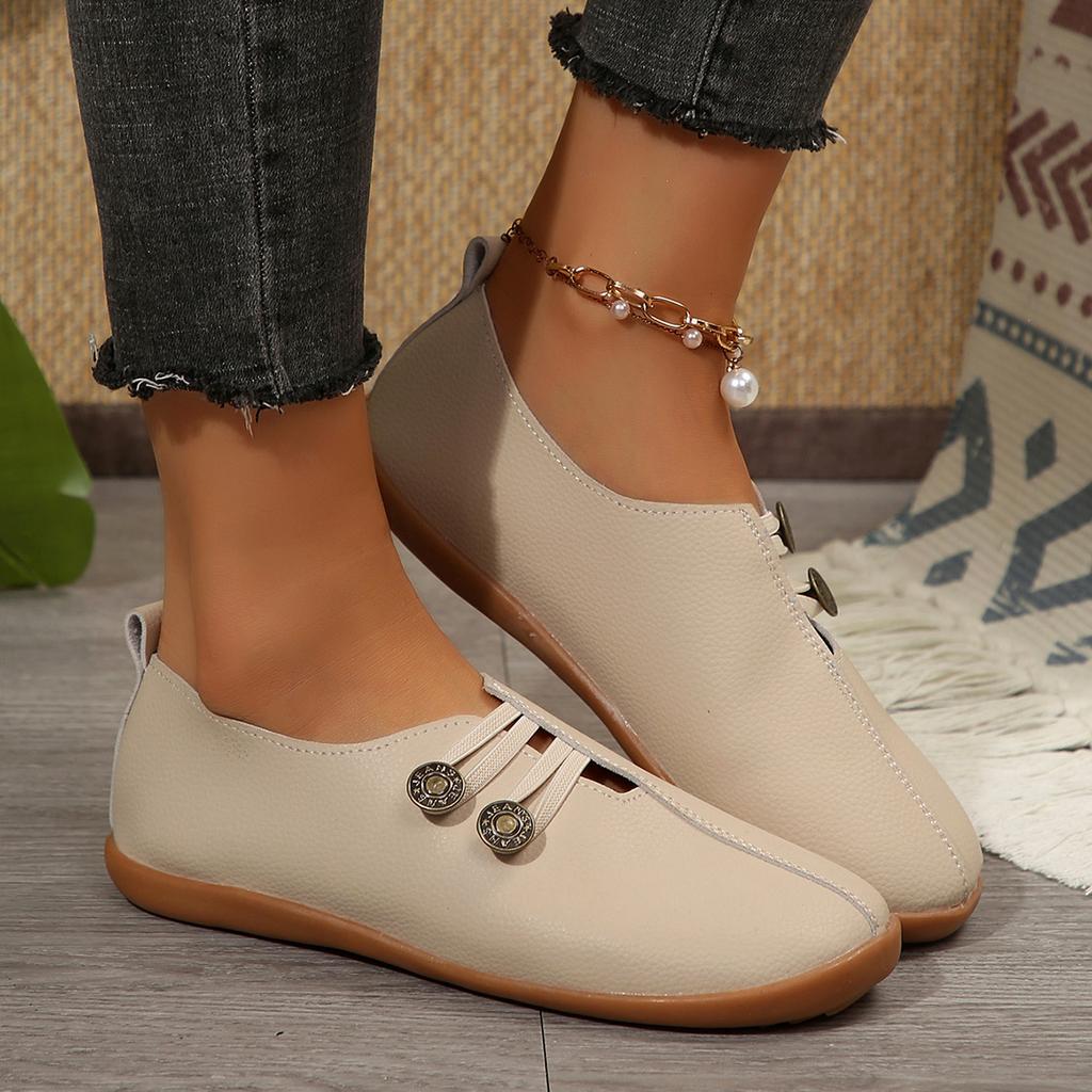 Women Flats Summer New Soft Leather Flat Women Shoes New Non-slip Flat Fashion Casual Loafers Shoes for Women Zapatos De Mujer