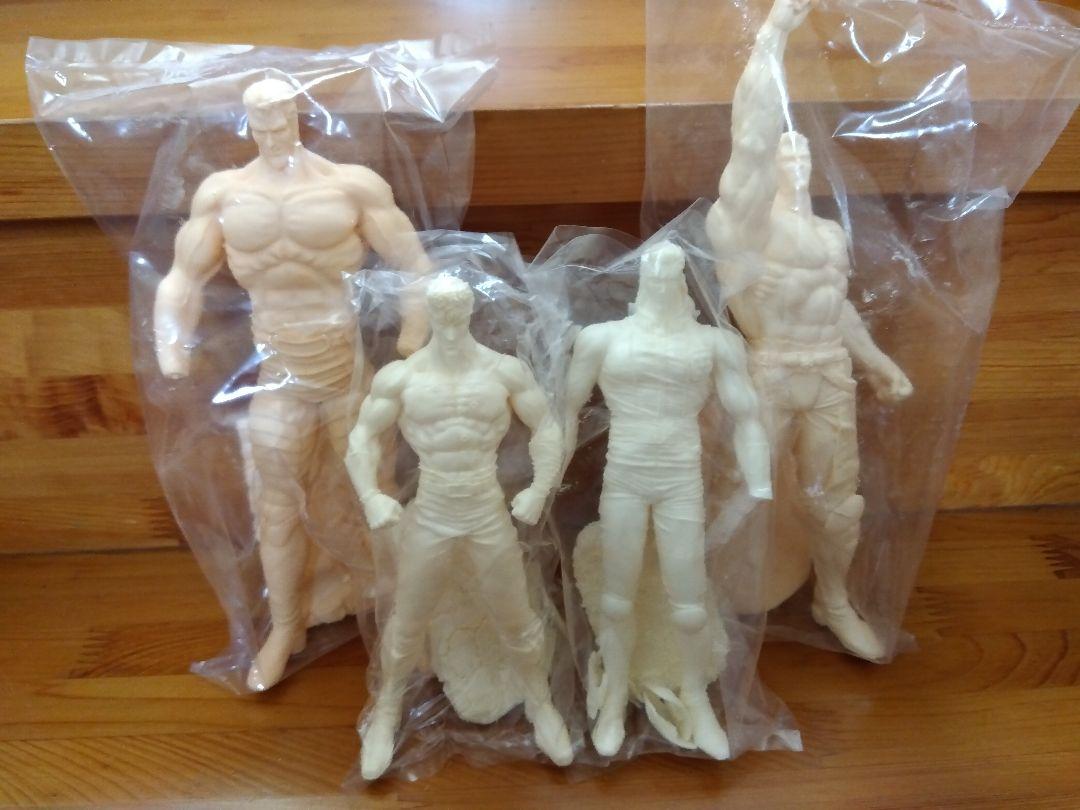 

[USED] Fist of the North Star Garage Kit Kenshiro, Raoh, Kaioh, and Rei Figures (4 Figures)
