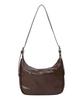 Mucent Port Double Wrinkle Leather Shoulder Bag Unisex (2 Colors)