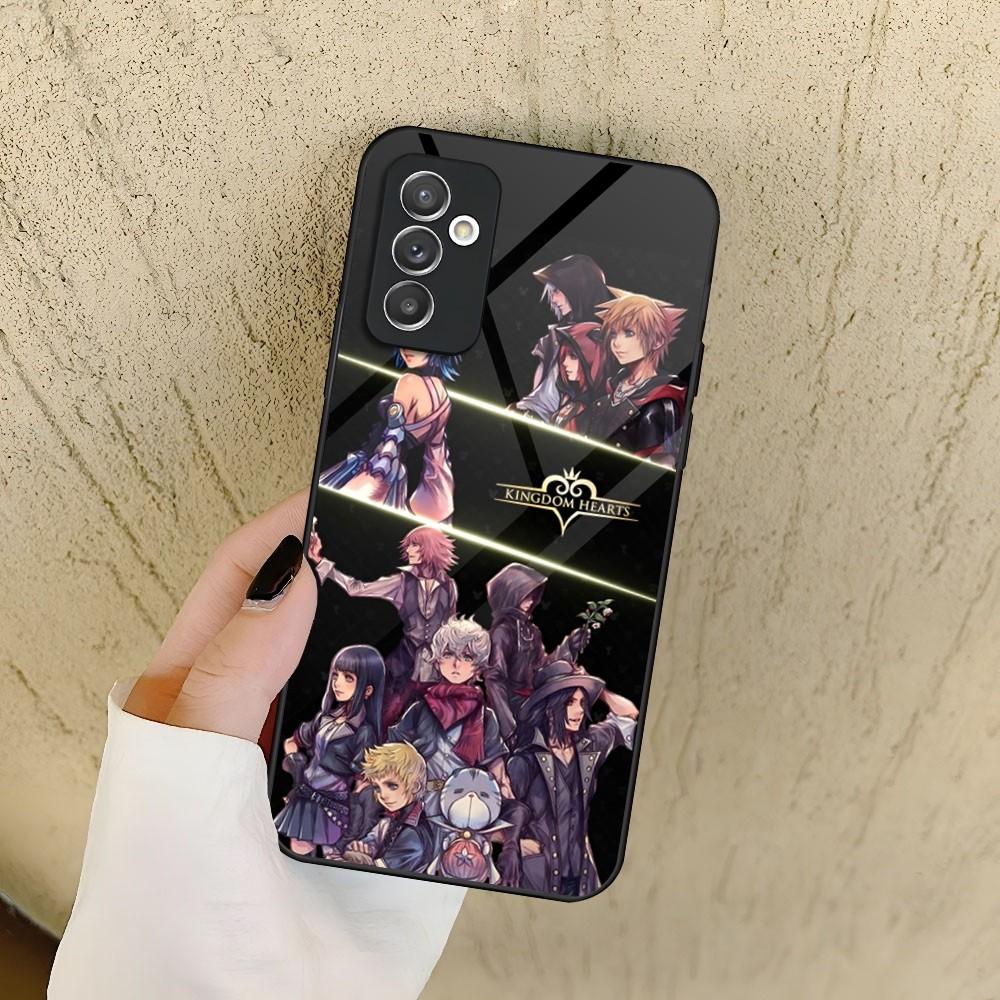 Kingdom Hearts Crayon Style Pattern-Bright Phone Case for Samsung Galaxy S24 S23 S22 S21 S20 A24 A34 A54 A53 Note20 M54 Fe Ultra