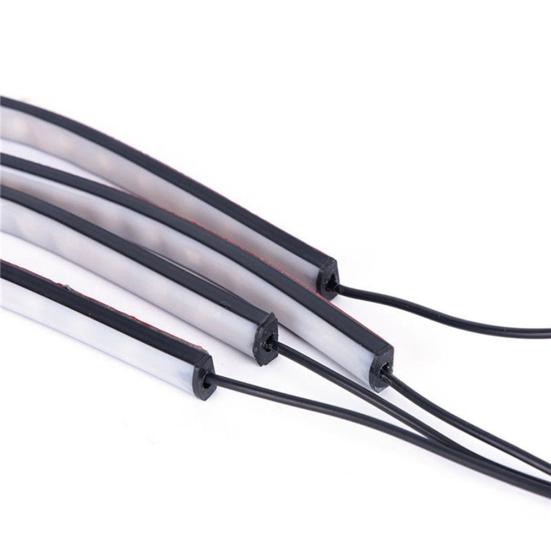 60cm 90cm 4Pcs Car Under Tune Underbody Remote Control LED Neon RGB Light