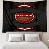 1PC Arsenal Football Club Crest Printed Tapestry Room Decoration Wall Hanging for Living Room Bedroom, dormitory, Birthday and Christmas gifts