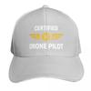 Certified Drone Pilot Baseball Cap Fashionable Dropshipping Trucker Cap Christmas Hat Unisexs Tennis Womens