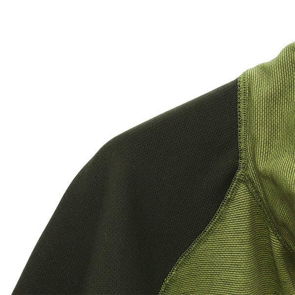 Patagonia Long Sleeve Half Zip Cut M Green Outdoor T-shirt Men's Used