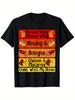 Chicken Wing Chicken Wing Hotdog & Bologna Song T-Shirt, for Boys Fashion Trend Bottoming Shirt Breathable, Moisture Wicking, Casual Comfortable Top S