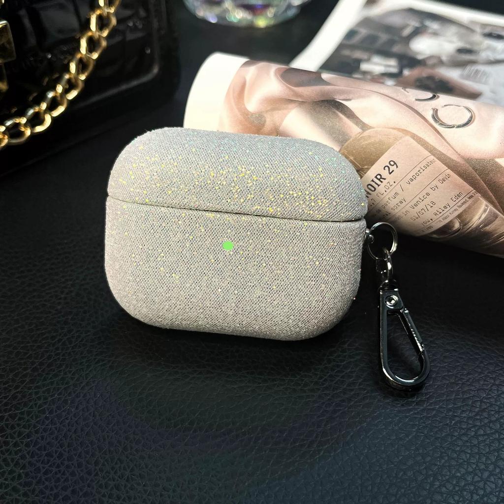 Glitter sequined apple earphone cover for AirPods 1 /1 full bag with buckle iphone earphone case pro1