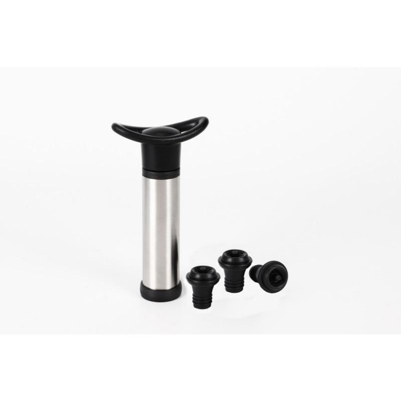 Stainless steel vacuum wine stopper for red wine airtight sealing air extraction and compression type preservation wine stopper