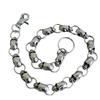 Catena Pesante Robusta per Portafoglio da Biker Catena con Teschio Punk Portachiavi Metallico Catena con Moschettone