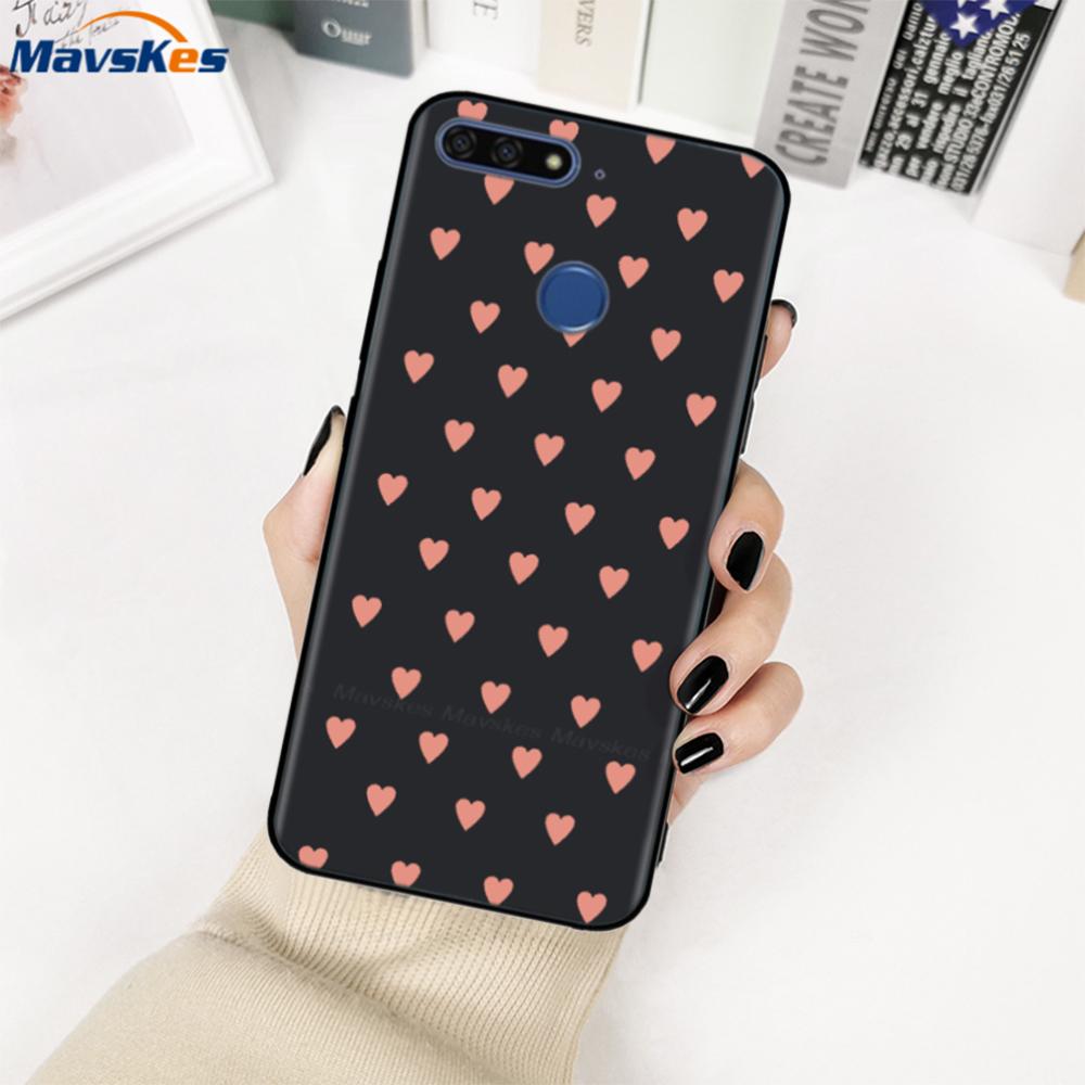 Honor 7A Pro Case Silicone Case For Huawei Y6 Prime 2018 Cover Soft TPU Mobile Phone Bags For Huawei Honor 7C RU 5.7inch Fundas