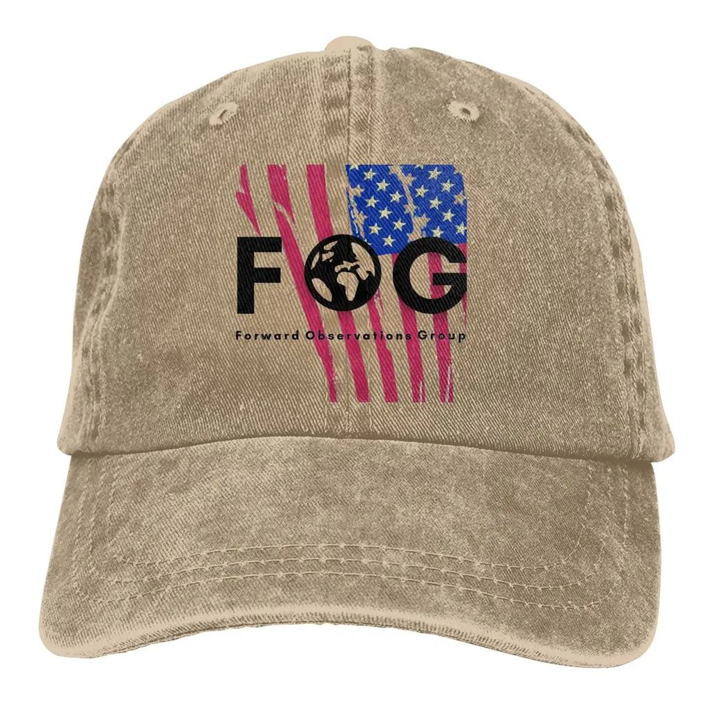Verstellbare einfarbige Baseballkappe Forward Observ.ation Group gewaschene Baumwolle Forward Observations Group Sport Damen Hut