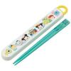 Skater Chopsticks and Chopstick Case Set, Sliding, 16.5cm, Tsum Tsum Sketch Disney, Made In Japan, ABS2AM