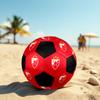 SIZE 5 Red Star Belgrade Soccer Ball Colorful All Ages Machine Stitched PVC Competition Ready Durable High-Bounce