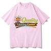 Quality Learning Center Print Tshirt Unisex Streetwear Short Sleeve Cotton Loose Male Tshirts Fashion Casual Game Graphic Tops