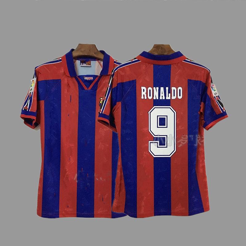 Royal M Barcelona retro jersey football jersey classic nostalgic replica Thai jersey