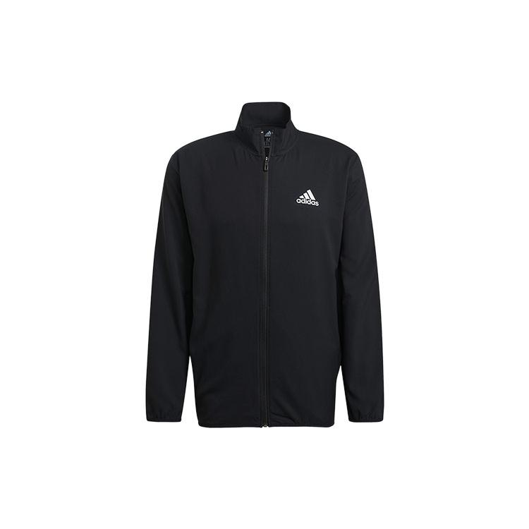 adidas Jackets Men's Black Stand Collar Moderate Other GV5191