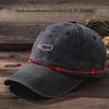 1pc Men's Washed Printed Baseball Cap,battery Display Printing,outdoor Leisure Windproof Sun Cap,suitable for Daily Wear,party