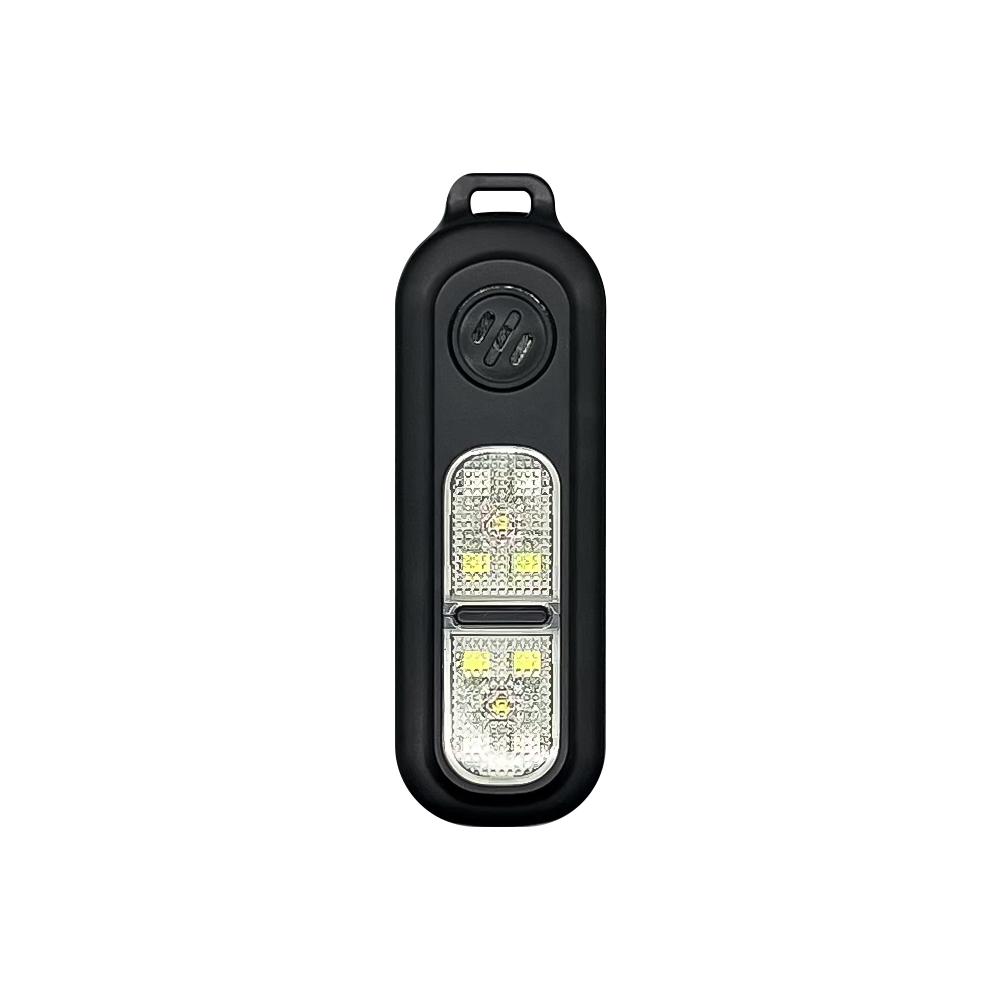 Nocclili Persönlicher Selbstverteidigungsalarm für Frauen 130dB Mit LED-Licht Wiederaufladbarer Schlüsselanhänger Notfall Anti-Angriff Sicherheit