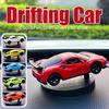 Mini Alloy Drift Car Model Simulation Sports Vehicle Decor for Car Interior 1:64 Scale Car Toy Ornament Collectible Gift
