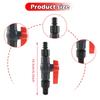 Aquarium Air Valve Adjustable Leakproof Flow Controller Plastic Hose Pipe for Fish Tank Filter Pump Accessories