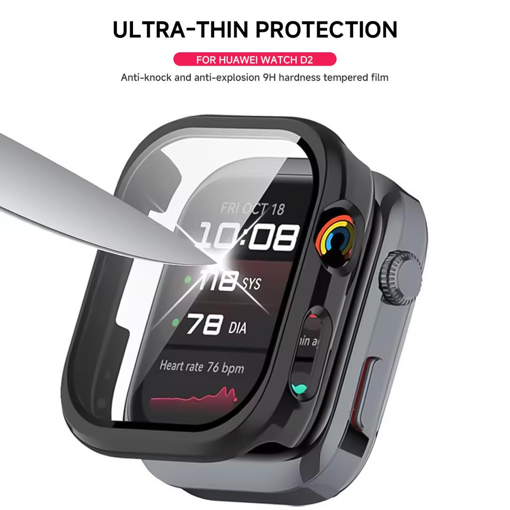 Hülle für Huawei Watch D2 Displayschutzhülle Weiche TPU Rundum-Schutz-Bumperabdeckung Zubehör für Huawei Watch D2