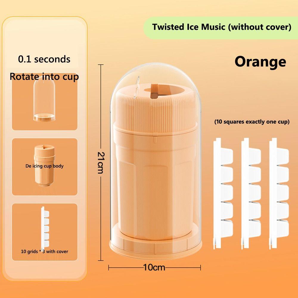Multifunctional Rotating Ice Tray One-touch Ice Removal Homemade Ice Cube Mold New Twist Ice Cup