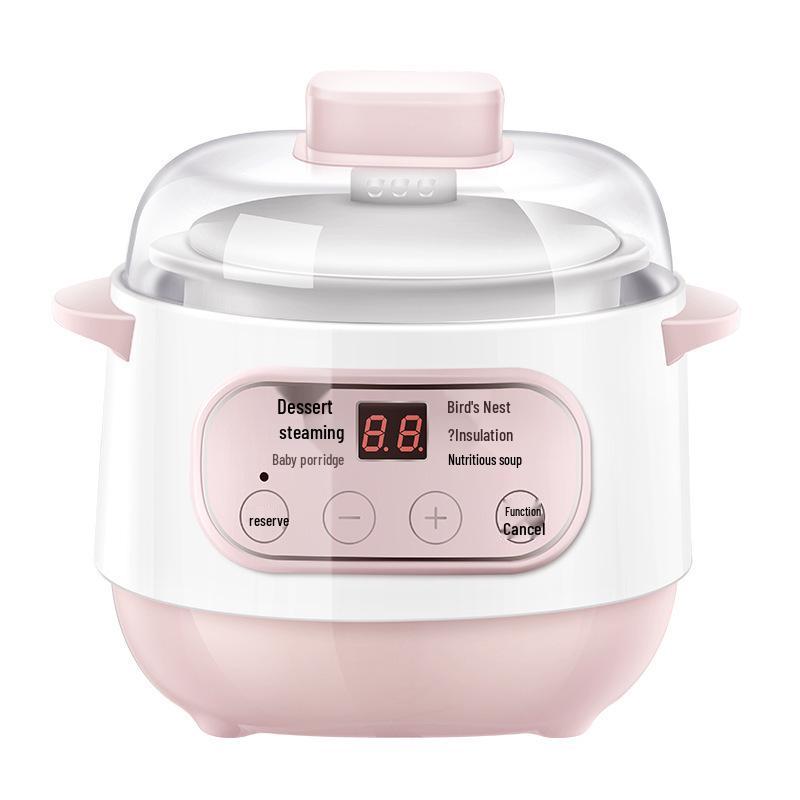 Multifunctional Electric Ceramic Stew Pot with Timer – Perfect for Water Bath, Bird's Nest, Porridge, and Soup Cooking – Ideal Gift