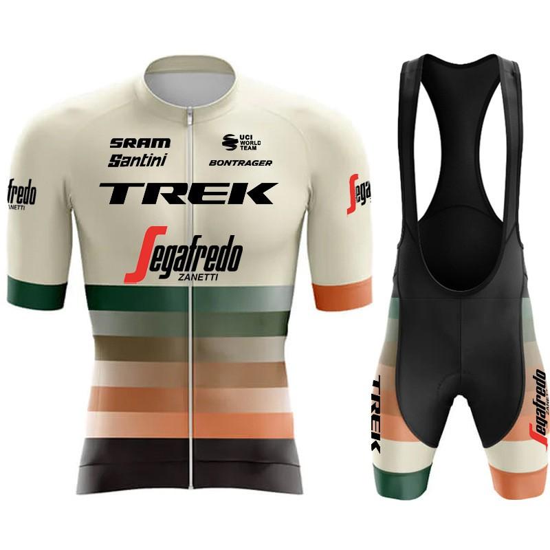 Maglia da Ciclismo a Manica Corta Traspirante ad Asciugatura Rapida per Uomo Donna, Abbigliamento per Bici da Strada e Mountain Bike con Salopette