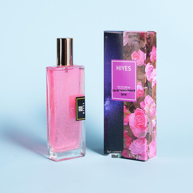Douyin Popular Long-Lasting Women's Perfume with Light, Lingering Scent and Gold Quicksand Effect