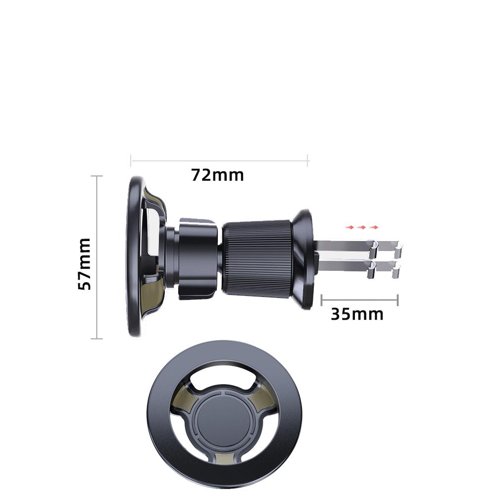 TEEQ for Magsafe Car Mount,Magnetic Phone Holder for Car Air Vent Phone Holder Mount 360° Rotation Phone Holders for IPhone 15