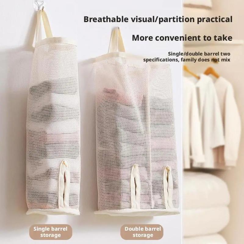 1pc Wall-Mounted Mesh Storage Gag-Suitable for Pet Toys Cat Toy Storage Puppy Toys Storage Bag Without Taking Up Space