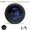 2' 52mm Car Digital Turbo Boost Gauge PSI BAR Water Temp Oil Temp Oil Pressure Gauge Voltmeter EGT Tachometer RPM Gauge
