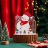 3D Christmas Eve Apple Box - Cartoon Transparent Gift Packaging