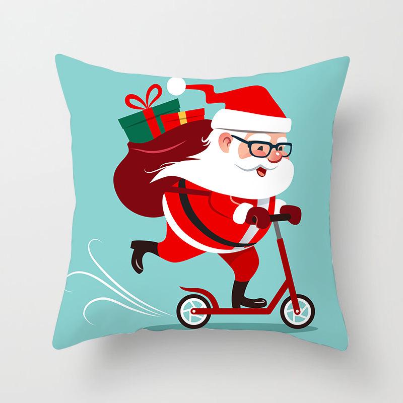 New Santa Claus Snowman Pillow Case Festive Home Decoration Pillow Cushion Case