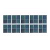 10Pcs European Ceramic Tile Stickers Thickened Crystal Film Square Peel Stick Backsplash Waterproof