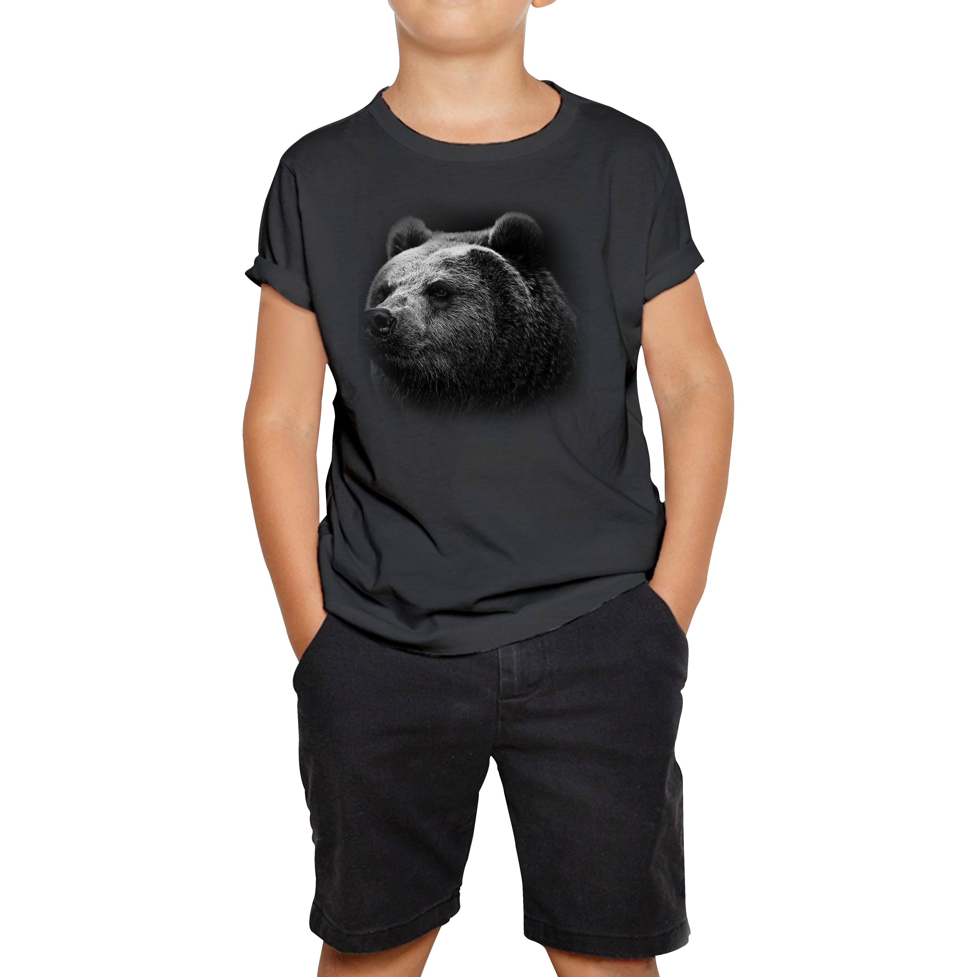 Bear Face Kids T Shirt 160