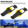 2x Carbon Fiber Quick Fasteners Release for Car Bumpers Trunk Fender Hatch Lids