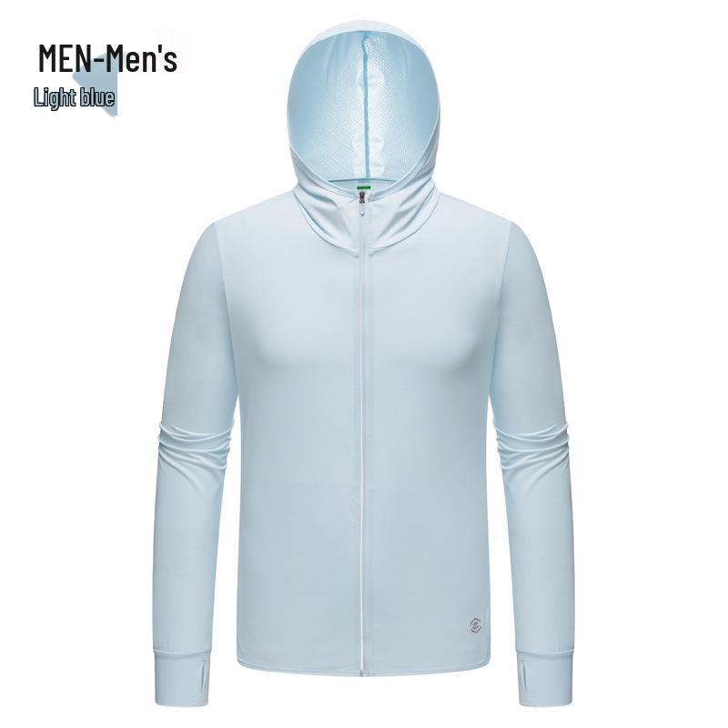 

2025 Ультратонкая рубашка с капюшоном для защиты от солнца - Легкая, дышащая верхняя одежда для рыбалки X Large