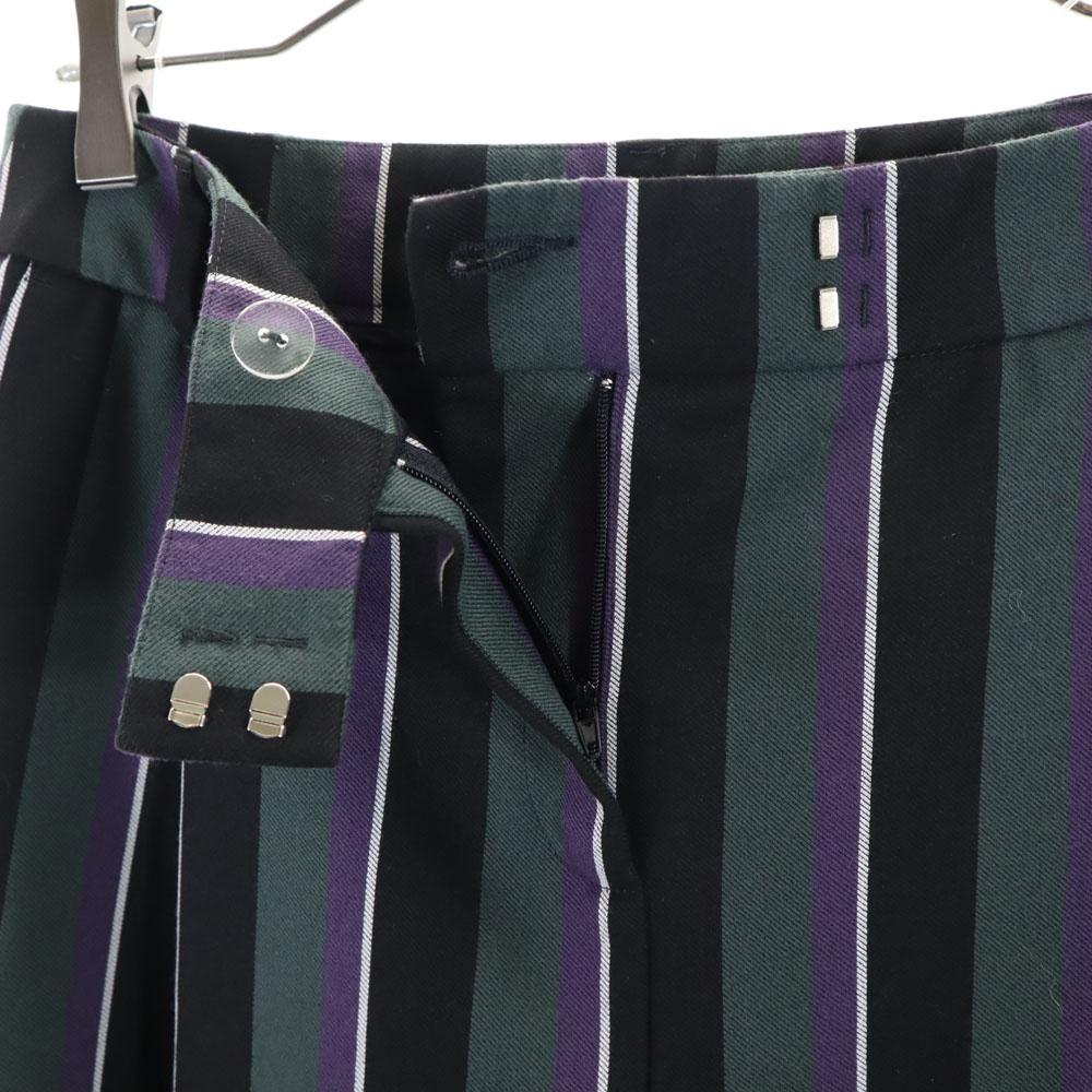 MAX&CO Made In Bulgaria Striped Pattern Tapered Trousers Pants 46 Women Used