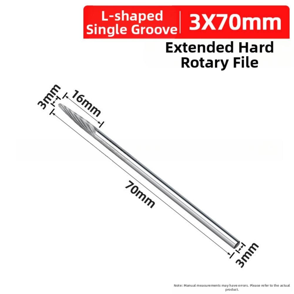Alloy Rotary File Set 10 Pieces for Grinding Polishing 3mm Shank Compatible for DREMEL 18 Clamps and Rotary Tools