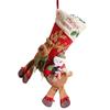 Christmas Stockings Socks Santa Snowman Hanging Xmas Tree Ornaments Christmas Decor For Home New Year Navidad Candy Gift Bags