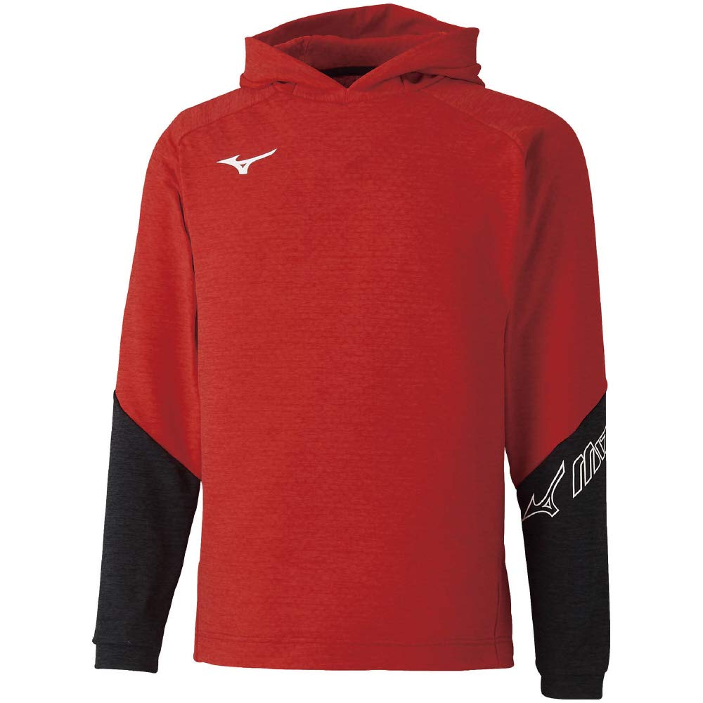 

Mizuno Stretch Fleece Tennis Size M Hoodie, 62JC0501, Red, (Japan)