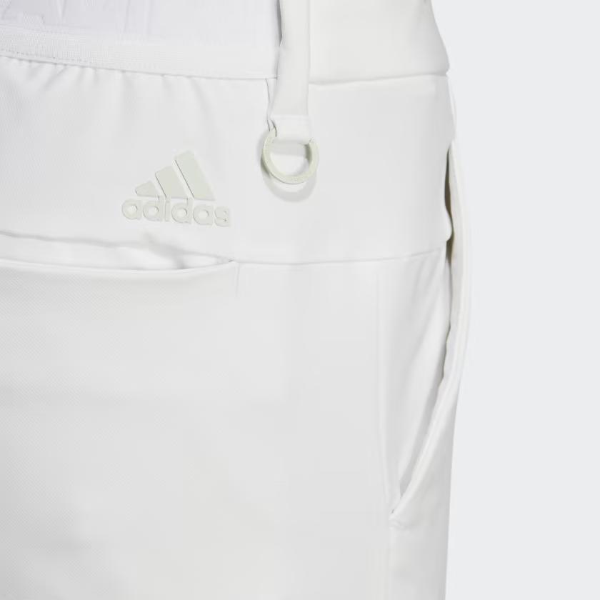 adidas 3-Bar Jogger Брюки Solid Fit Молния Прямые укороченные повседневные брюки Женские брюки Белые HC3761
