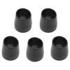 5 Pcs Crutch Tips Thick Rubber Single Angle Cane Foot Cane Walking Stick Crutch Foot Pad