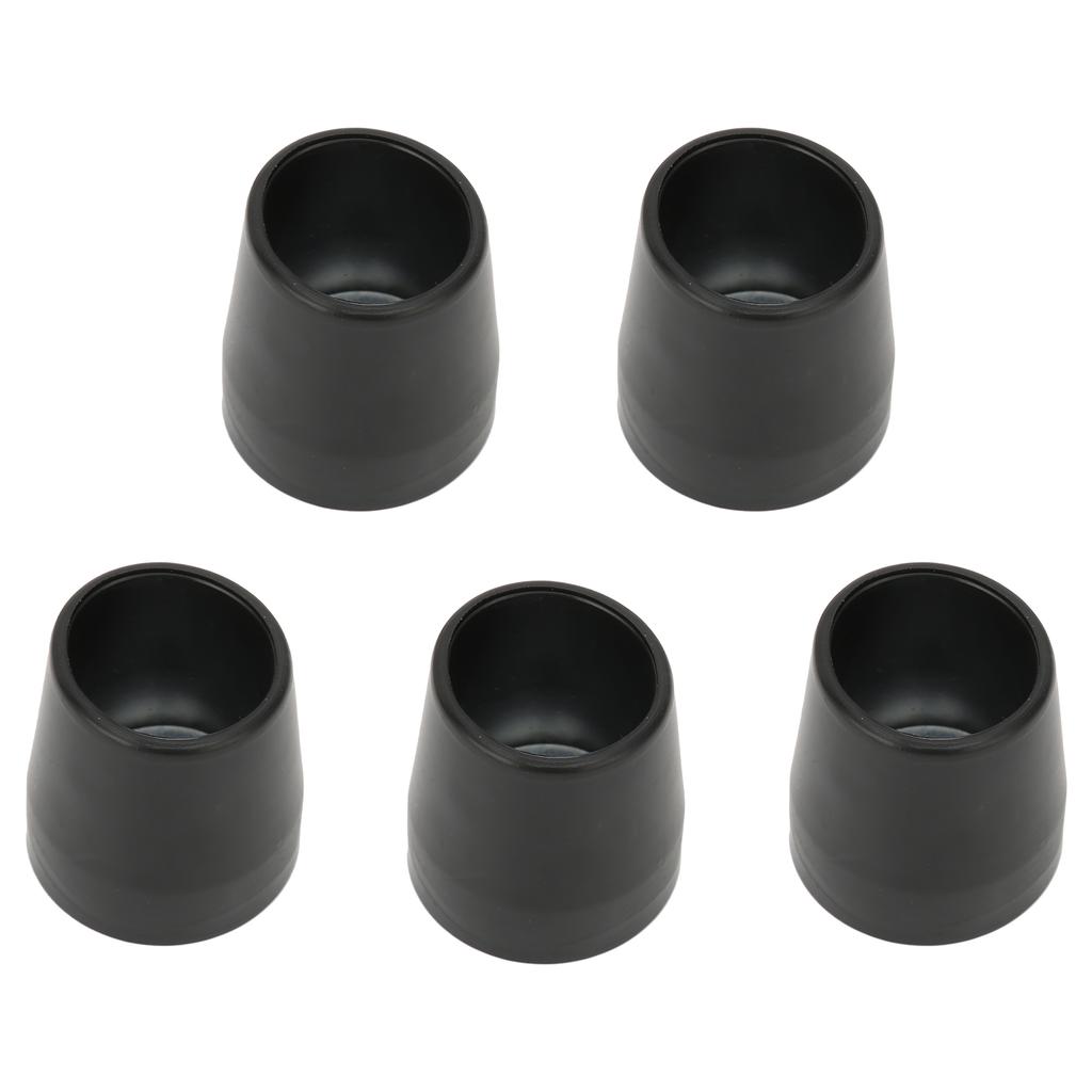 5 Pcs Crutch Tips Thick Rubber Single Angle Cane Foot Cane Walking Stick Crutch Foot Pad