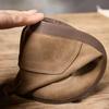 Johnature Retro Genuine Leather Flat Ankle Boots Handmade Soft Cowhide Elastic Band Soft Soled Women's Shoes