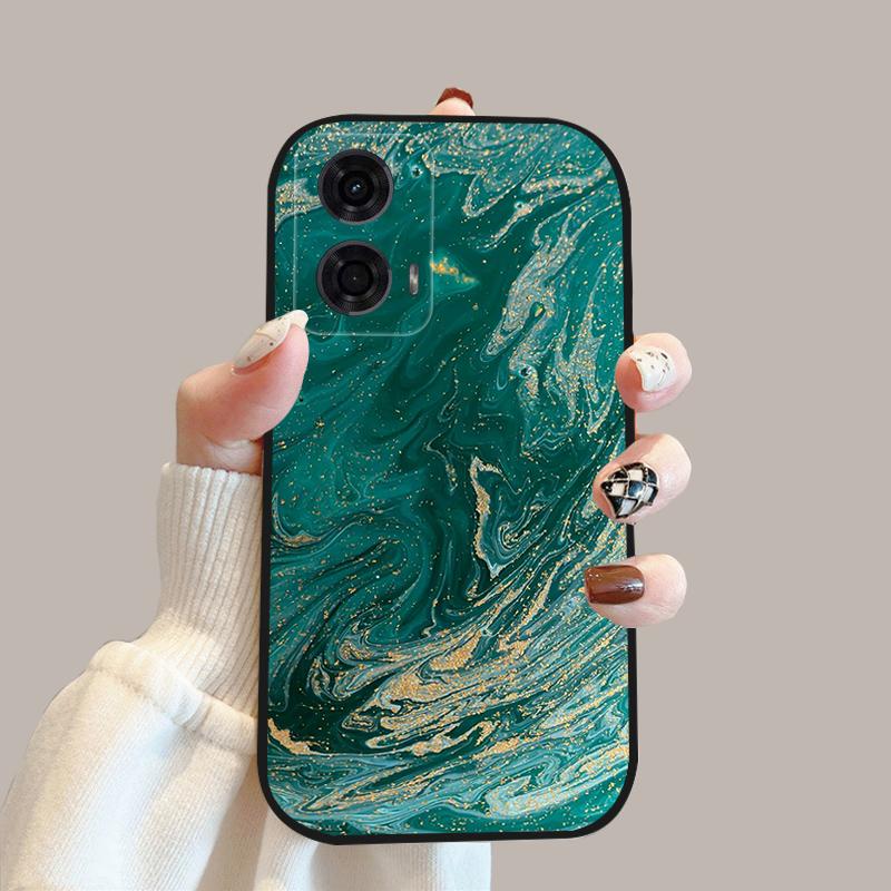 For Motorola Moto G24 Power 4G Case G 24 New Fashion Flower Silicone Soft Back Cover For Moto G04 G04s Phone Case MotoG04 Coque