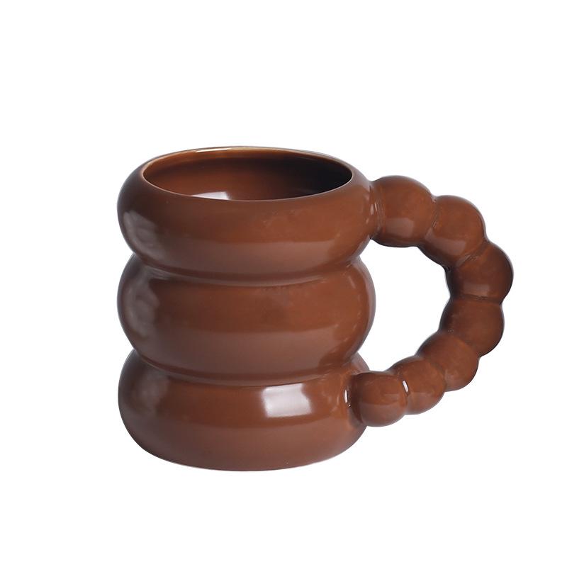 Korean Style French Ceramic Coffee & Milk Cup Set