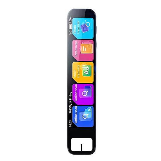Translation Pen 134 Languages Online Translation AI Scanning Smart Pen Assistive Tool Touchscreen Language Translator Device Language Learners