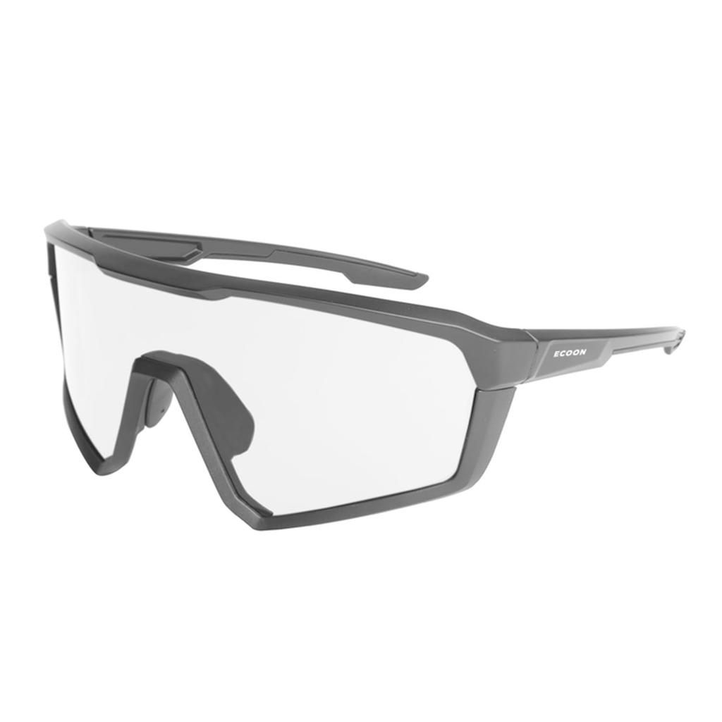 Ocean Shades Aerodynamic Wingfoil Matte Black Sunglasses, Unisex, ESSAOUIRA, Ultra-Lightweight, Design, & Kitesurfing, (Photochromic Lenses),